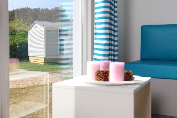 Wohnzimmer eines Chalet | Kustpark Egmond aan Zee